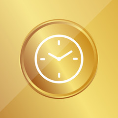 Sticker - Gold Medaille - Uhr