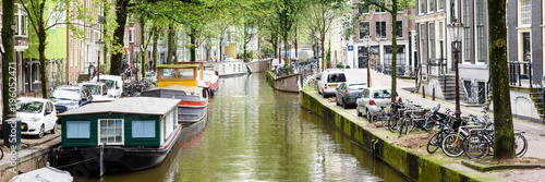 Plakat Kanal w Amsterdamie - Banner