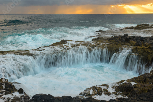 Fotografia, Obraz Natural blowhole of La Garita, Gran Canaria, Spain