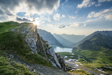 Canvas Print - Sommer in den Alpen