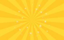 Swirling Radial Pattern Stars Background. Vortex Starburst Spiral Twirl Square. Helix Rotation Rays. Fun Sun Light Beams. Vector Illustration.