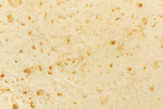 Plain tortilla wrap background texture