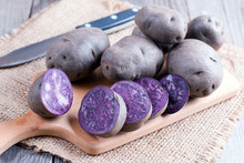 Raw Purple Potato