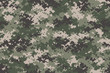 Woodland summer camouflage. Trendy style camo, repeat print. Vector illustration.