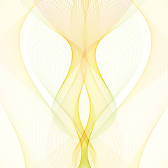 Wall Mural - abstract curved lines on bright background. modern illustration