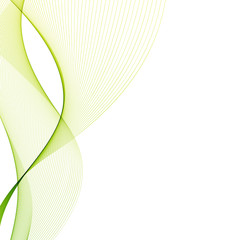Wall Mural - abstract curved lines on bright background. modern illustration