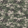Camouflage seamless pattern. Trendy style camo, repeat print. Vector illustration.