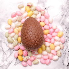 Canvas Print - chocolate easter egg