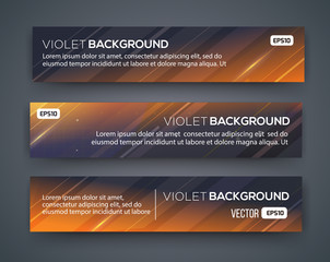 Wall Mural - abstract banners. vector eps10 backgrounds.