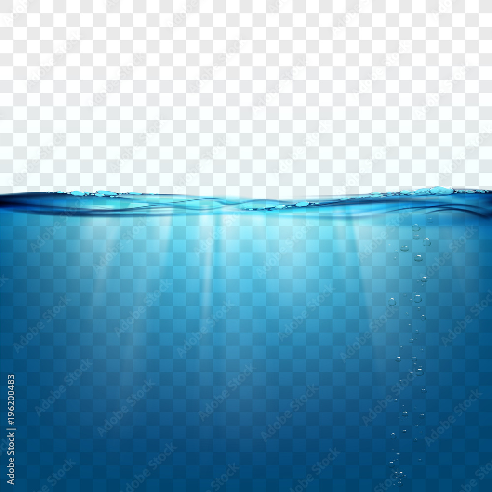 Water wave surface - obrazy, fototapety, plakaty 