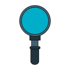 Wall Mural - Magnifying glass symbol vector illustration graphic design