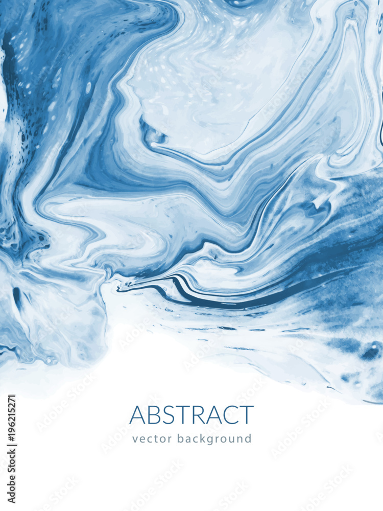Abstract marble vector blue background Stock Vector | Adobe Stock