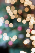 Christmas Tree Lights Bokeh