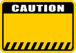 caution, sign