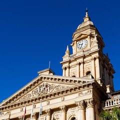 in south africa close up of the   city hall