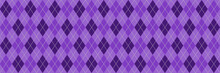 Purple Argyle Banner