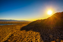 Sunset In Mojave Desert Near Palm Springs