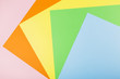 © matucha12 - Multicolored paper (orange, pink, blue, yellow, green)
