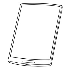 Sticker - vector of smartphone