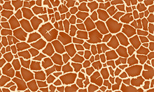 Giraffe Texture Pattern Seamless Repeating Brown Burgundy White Print