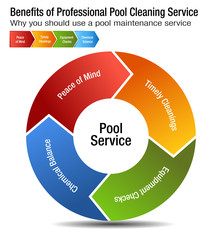 Poster - Benefits of Professional Pool Cleaning Service Chart