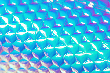 Sticker - holographic foil creative background with geometric pattern