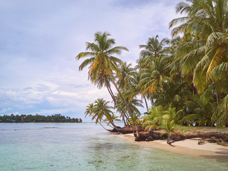 Sticker - Vacation on caribbean island concept