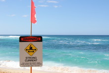 Warning Strong Current