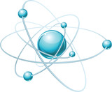Fototapeta  - Vector model of atom