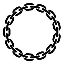 Round Frame Of Chain