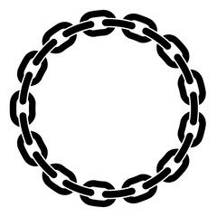 round frame of chain