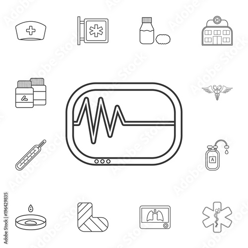 Photo  Heart Beat Icon