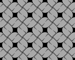  Vector quadratic seamless pattern of woven fiber.