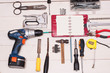 © vikitora_sap - Building tools.  Notebook
