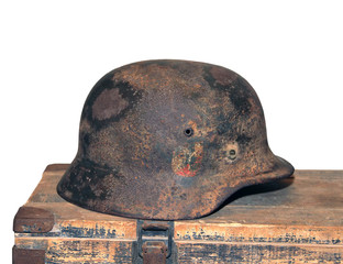 German helmet of the Second World War