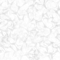 Fototapete - Grey graphic background molecule and communication. Connected lines with dots, illustration