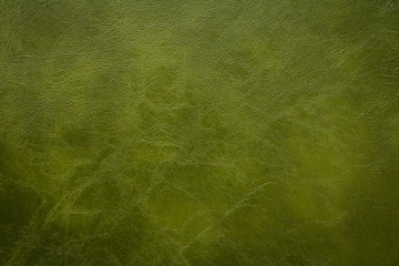 Poster - Dark green leather texture background. Artificial skin material.