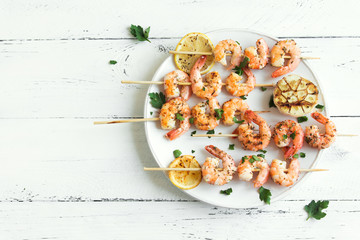 Poster - Shrimp skewers