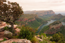 The Beautiful Blyde River Canyon In Mpumalanga, South Africa - One Of Africa's Natural Wonders