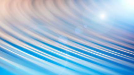 Aufkleber - Blue motion blurred rounded lines abstract textured web banner background