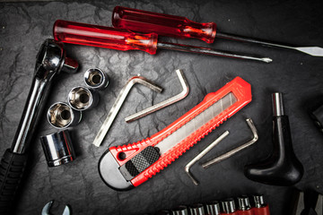 Wall Mural - DIY Tools set