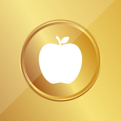 Sticker - Gold Medaille - Apfel