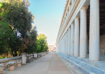 Fotomurales - Agora of Athens, Greece