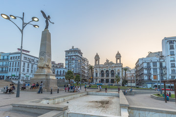 Oran - June 02, 2017: The Opera building of Oran, Algeria