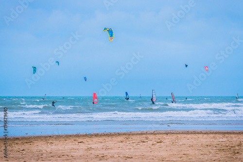 Kitesurf Sur La Plage De La Grande Motte Buy This Stock