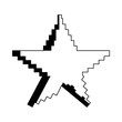 © Jemastock - Pixelated star symbol vector illustration graphic design