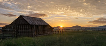 Barn At Sunrise