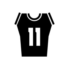 Basketball shirt filled vector icon. Modern simple isolated sign. Pixel perfect vector  illustration for logo, website, mobile app and other designs