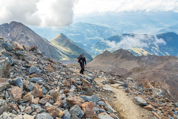 mont blanc, chamonix, france.