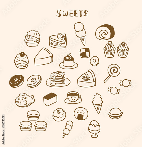 色んなお菓子のイラスト素材 Comprar Este Vector De Stock Y Explorar Vectores Similares En Adobe Stock Adobe Stock